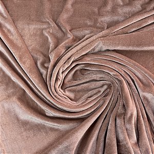 Veludo Spandex Rosa Antigo