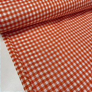 Xadrezinho De Poliéster N3 Laranja