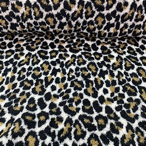 Fleece Pesado Estampado Onça