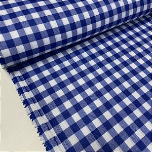 Xadrezinho De Poliéster N3 Azul Royal