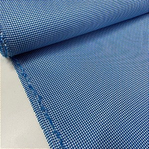 Xadrezinho De Poliéster N1 Turquesa