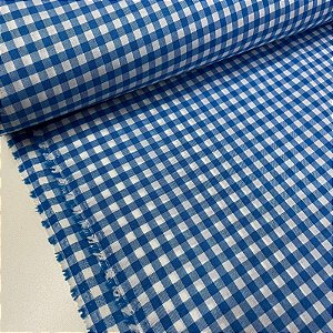 Xadrezinho De Poliéster N2 Turquesa