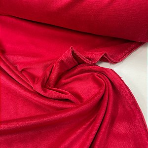 Malha Plush Vermelho