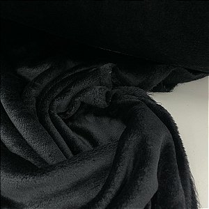 Fleece Pesado Cobertor Preto 255g/m² 2,55m