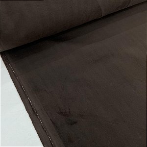 Veludo Liso com Elastano Marrom