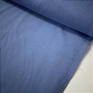 Percal Liso 180 Fios Azul Motorista
