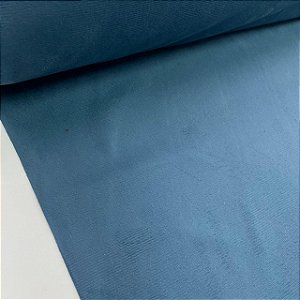 Veludo Suede Azul Petróleo
