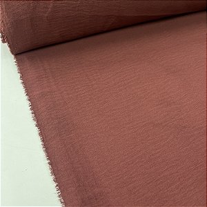 Crepe Air Flow Duna Marrom Avermelhado