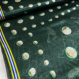 Tecido Promocional Cetim Verde Gaúcho