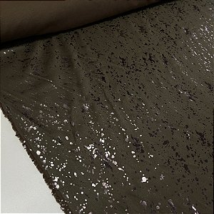 Tecido Promocional Preto com Brilhos Pratas