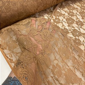 Renda Promocional Com Elastano Bege