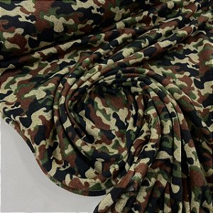 Malha Winter Estampada Camuflada