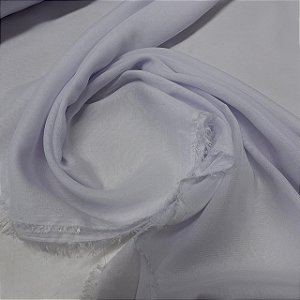 Crepe Chiffon Liso Branco