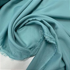 Crepe Chiffon Liso Verde Chá