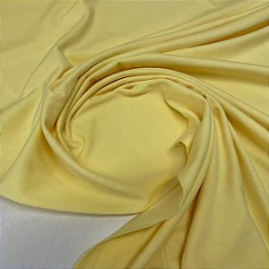 Malha de Algodão Amarelo Bebê