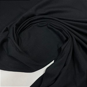 Malha de Algodão Preta