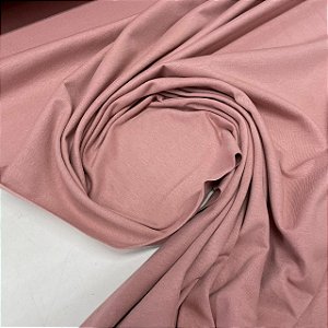 Malha de Algodão Rosa Antigo