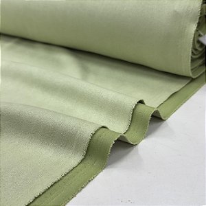 Malha Scuba Suede Verde Maça