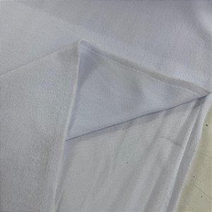 Moletom Colegial Flanelado Branco