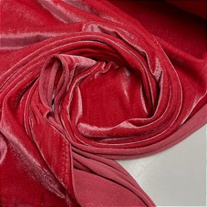 Veludo Spandex Coral