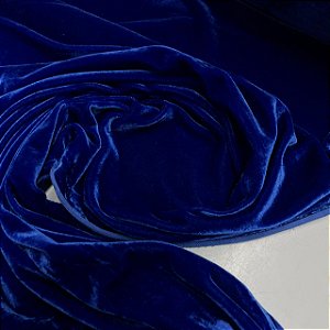 Veludo Spandex Azul Royal