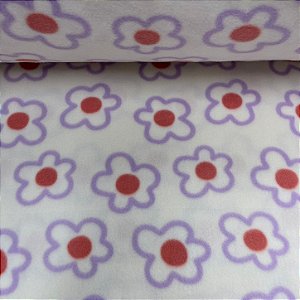 Soft Estampado Floral Lilás