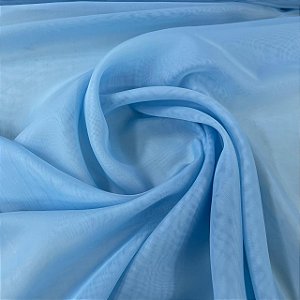 Voil Liso Azul Bebê