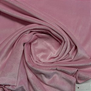 Malha Plush Rosa Bebê