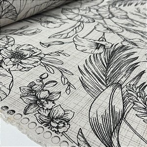 Waterblock Estampado Floral Neutro