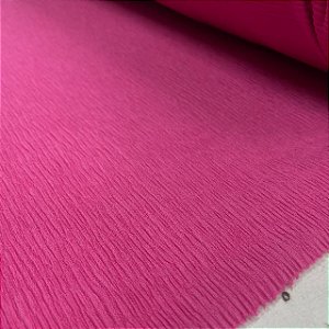 Malha Plissada Rosa