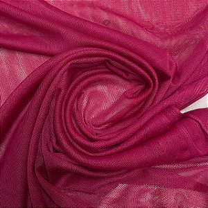 Tule De Malha Rosa Pink