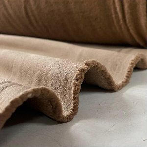 Suede com Sherpa Dublado Bege