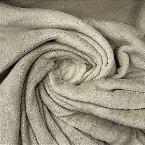 Fleece Liso Bege