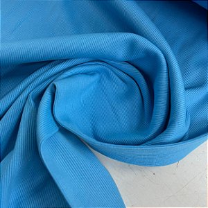 Ribana 2x1 Algodão Pesada 490g/m² Azul Turquesa