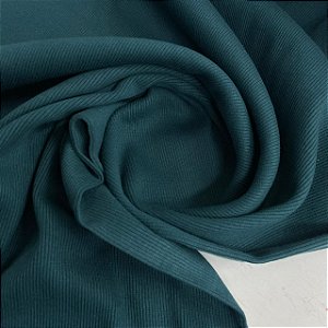 Ribana 2x1 Algodão Pesada 490g/m² Verde Amazonas