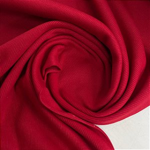 Ribana 2x1 Algodão Pesada 490g/m² Vermelho
