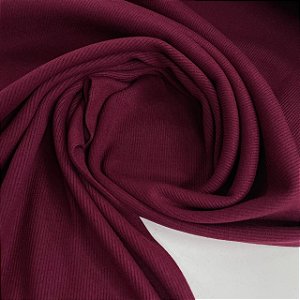 Ribana 2x1 Algodão Média 370g/m² Vinho