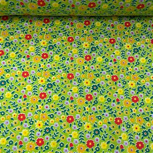 Tricoline Estampada Floral Liberty Bloom