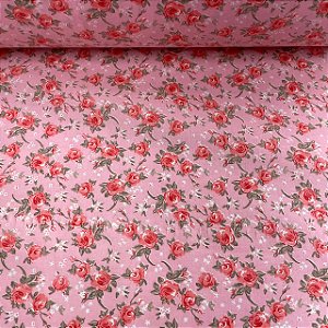 Tricoline Estampada Floral Liberty Romantica