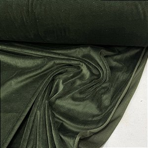 Malha Plush Verde Militar