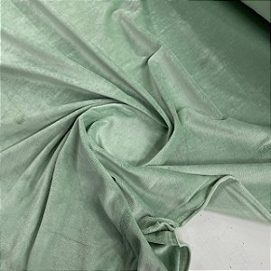Malha Plush Verde Claro