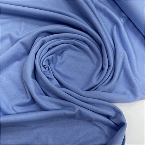 Malha Poliviscose Lisa Azul Claro
