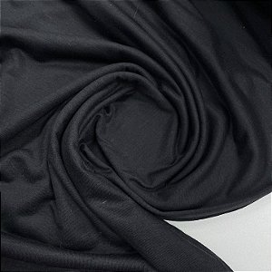 Malha Poliviscose Lisa Preto