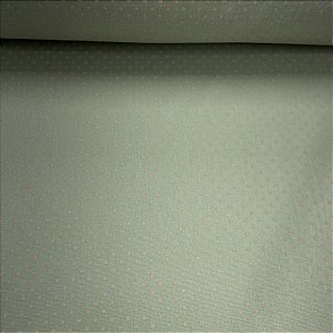 Tricoline Estampado Petit Poá Miudo Fundo Verde Menta