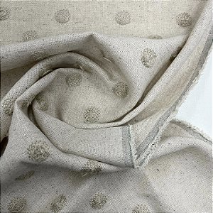 Linho com Viscose Bordado
