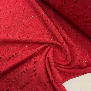 Malha Laise Vermelho Rubi