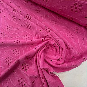 Malha Laise Rosa Chiclete