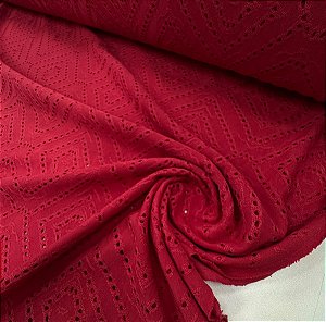 Malha Laise Vermelho Fendi