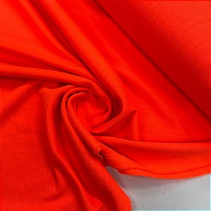 Malha Dry Fit Olympic Furinhos Laranja Neon