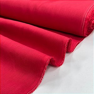 Tecido de Linho Puro Vermelho